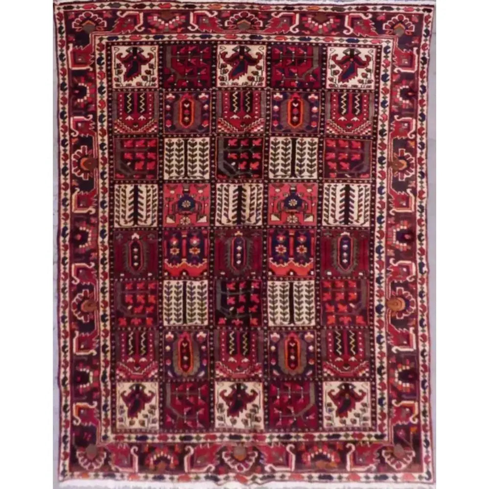 One Of The Kind Persian Bakhtiar Rug 10'1" x 6'4" zandirugs